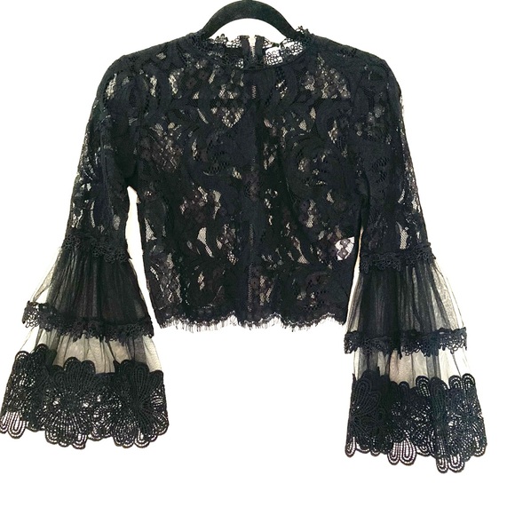 NWT LF SEEK THE LABEL All Over Lace Top Size Small - Picture 8 of 14